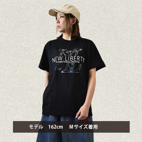 【JUKEBOX】特殊箔NLロゴ半袖Tシャツ